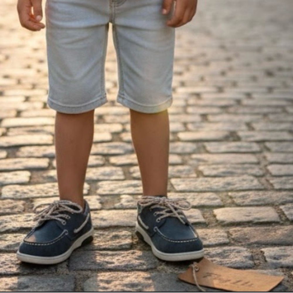 Kids Navy Blue Sneakers